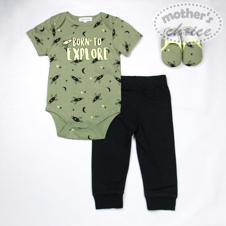 3 pc bodysuit, pant and shoes set
