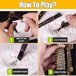 Dinosaur Skeleton Fossil Excavation Kit for Kids