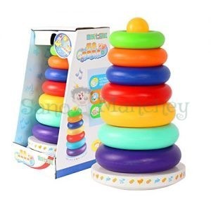 Stacking rainbow toy for kids